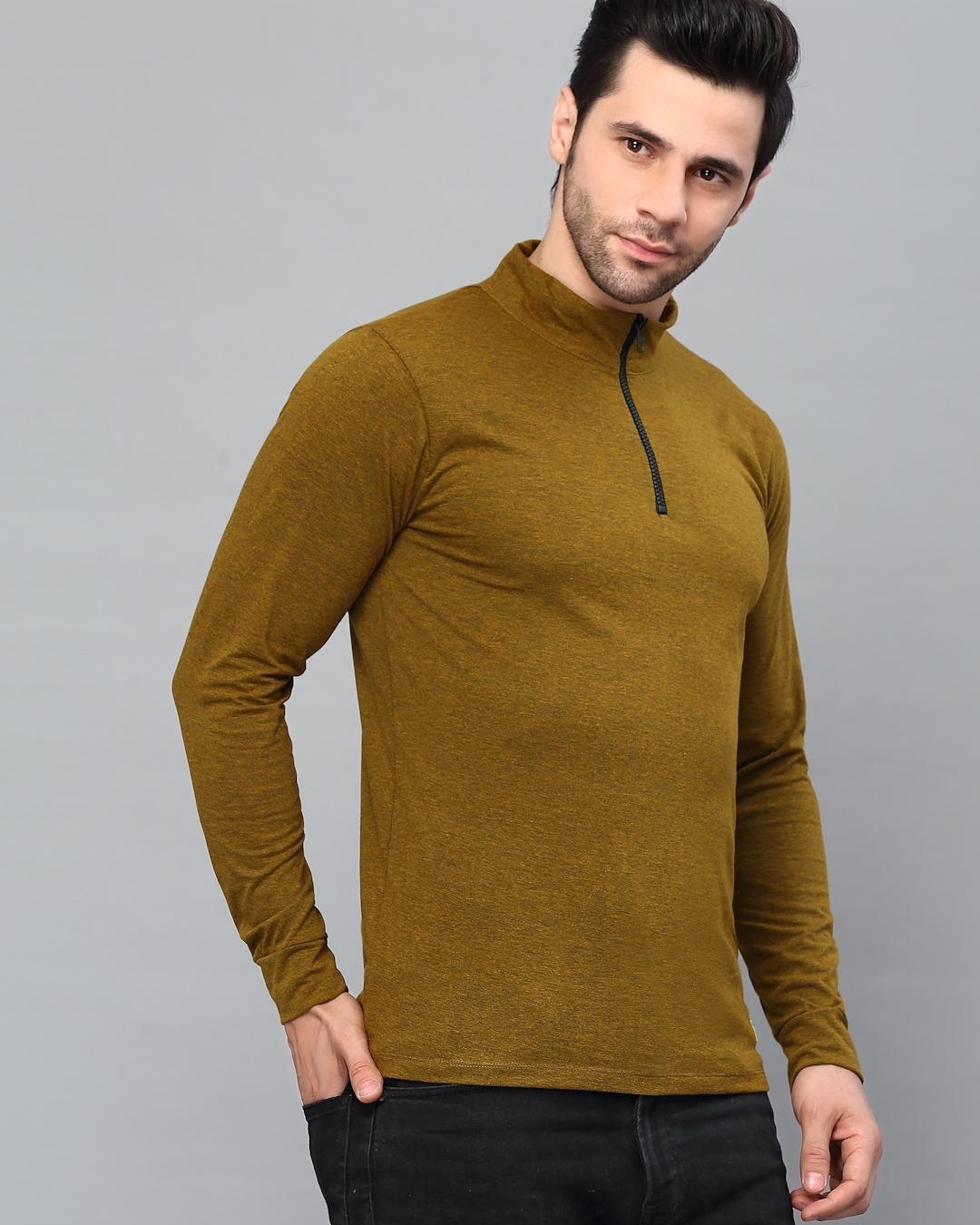 Buy Men's Yellow Slim Fit Tshirt for Men Yellow Online at Bewakoof