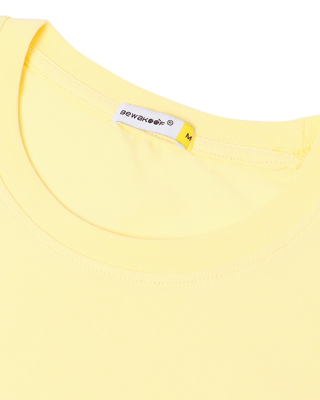 Shop Men's Yellow Stay Lit Back Graphic Printed Oversized T-shirt