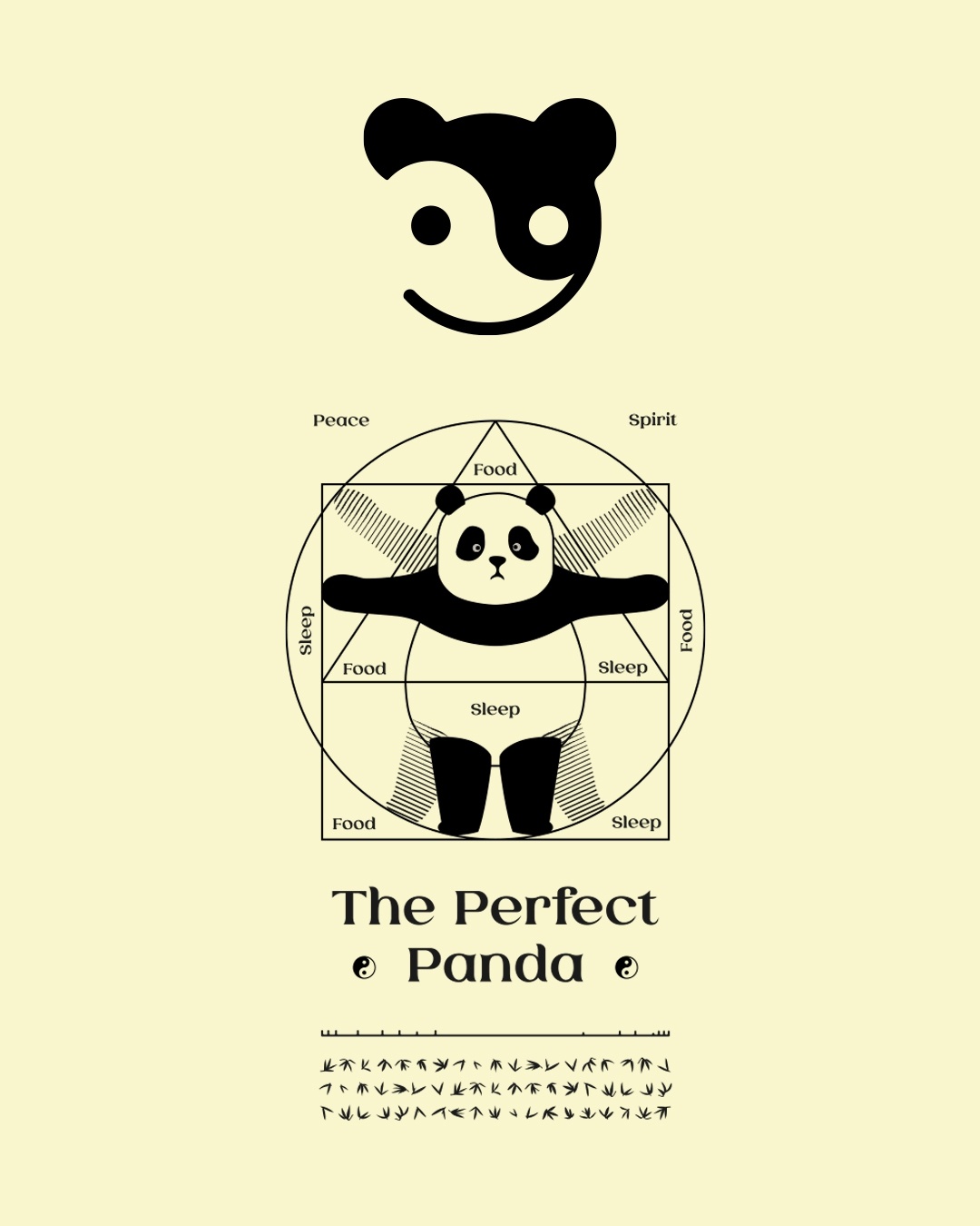 Shop Men's Yellow The Perfect Panda Back Graphic Printed Oversized T-shirt