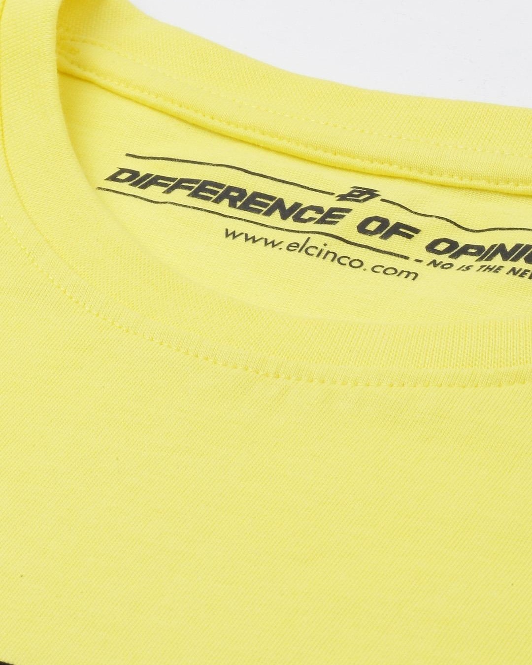 Buy Men's Yellow Typography T-shirt for Men Yellow Online at Bewakoof