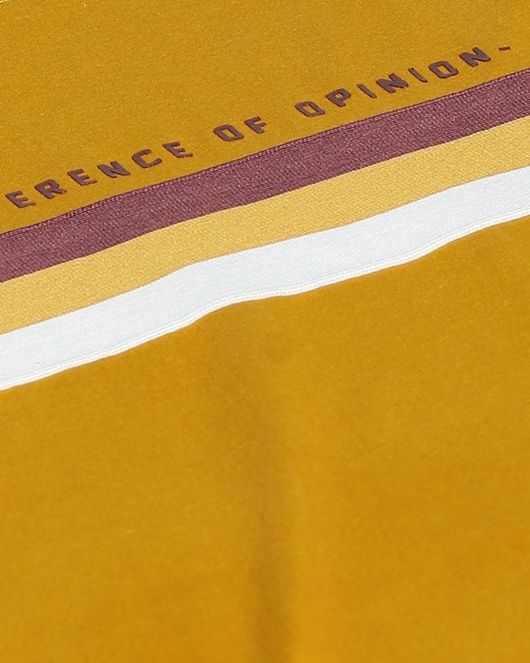 Buy Men's Yellow Typography Tshirt for Men Yellow Online at Bewakoof