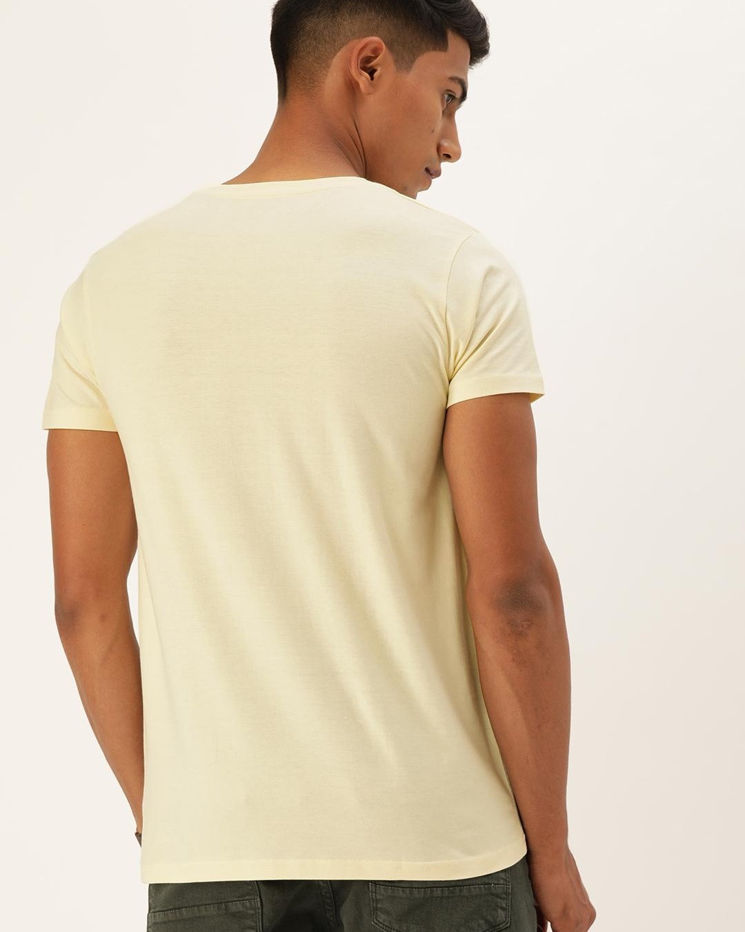 Buy Men's Yellow Typography Tshirt for Men Yellow Online at Bewakoof