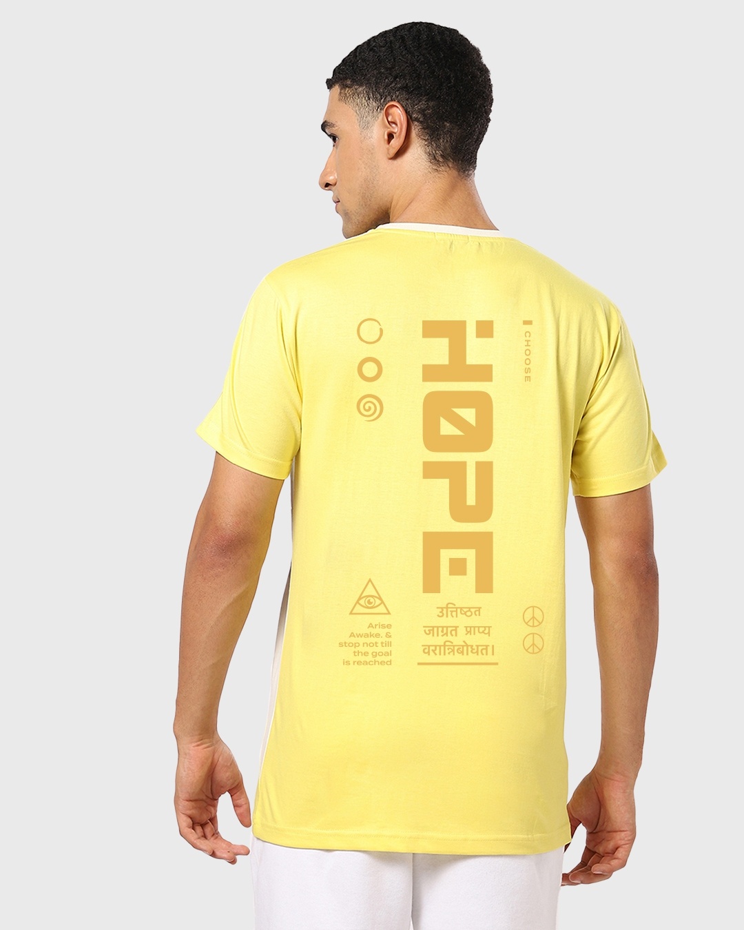 Shop Men's Yellowtail Hope Street Typography T-shirt-Design