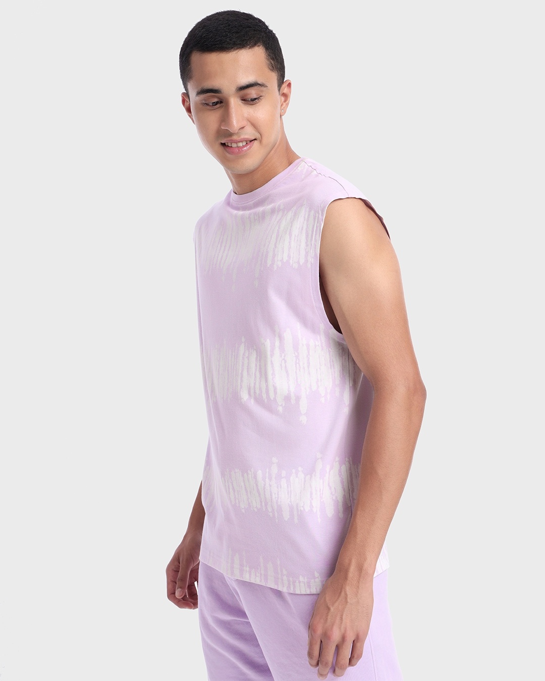 mens purple vest and tie