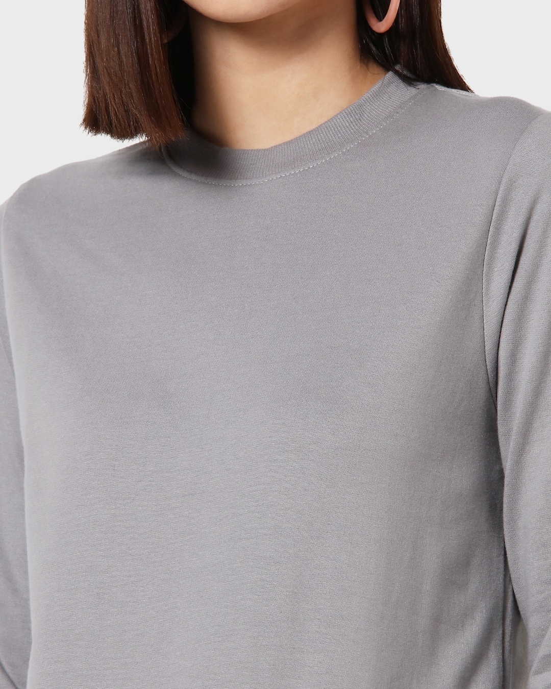 Shop Meteor Grey Fleece Light Sweatshirt