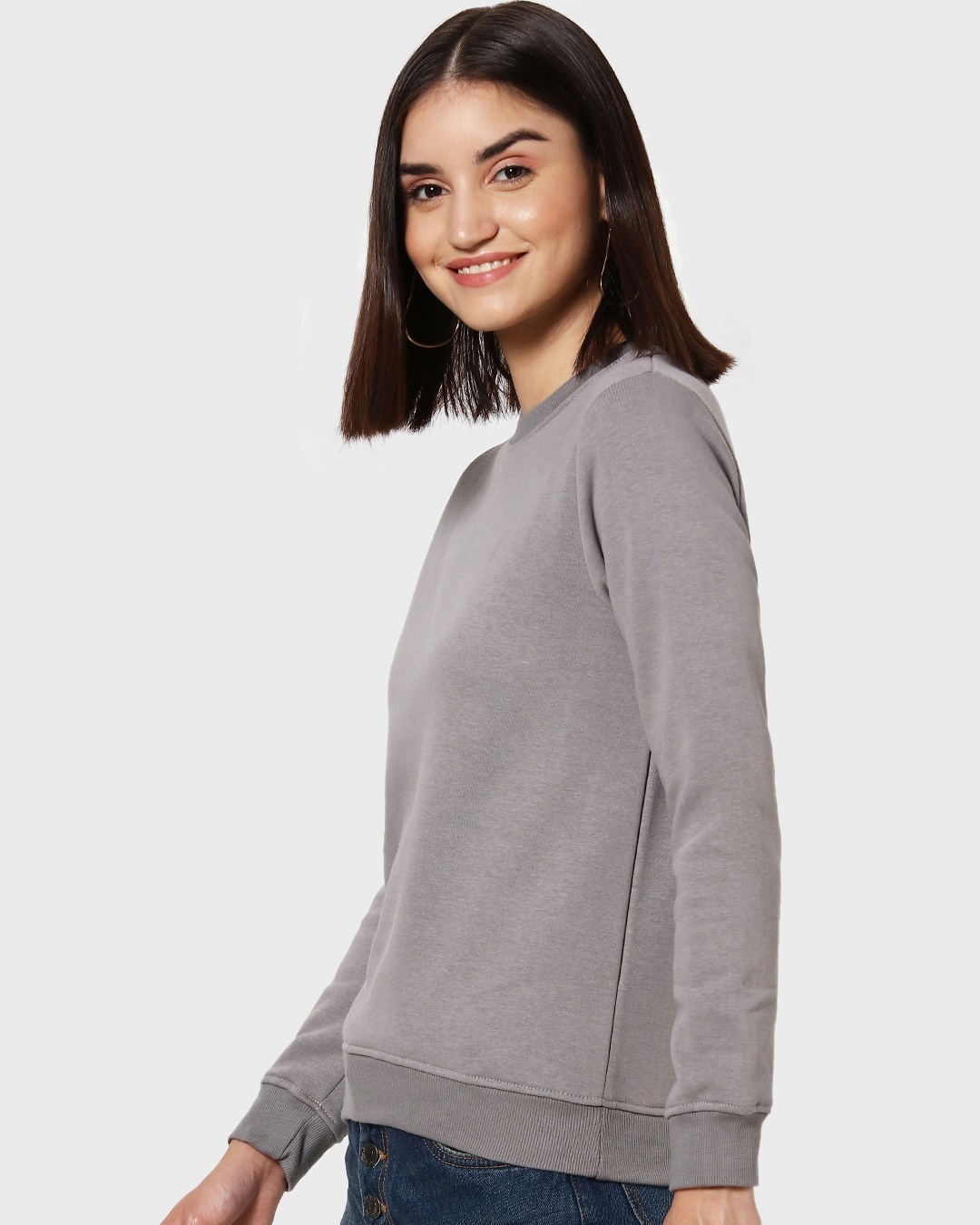 Shop Meteor Grey Fleece Sweatshirt-Design