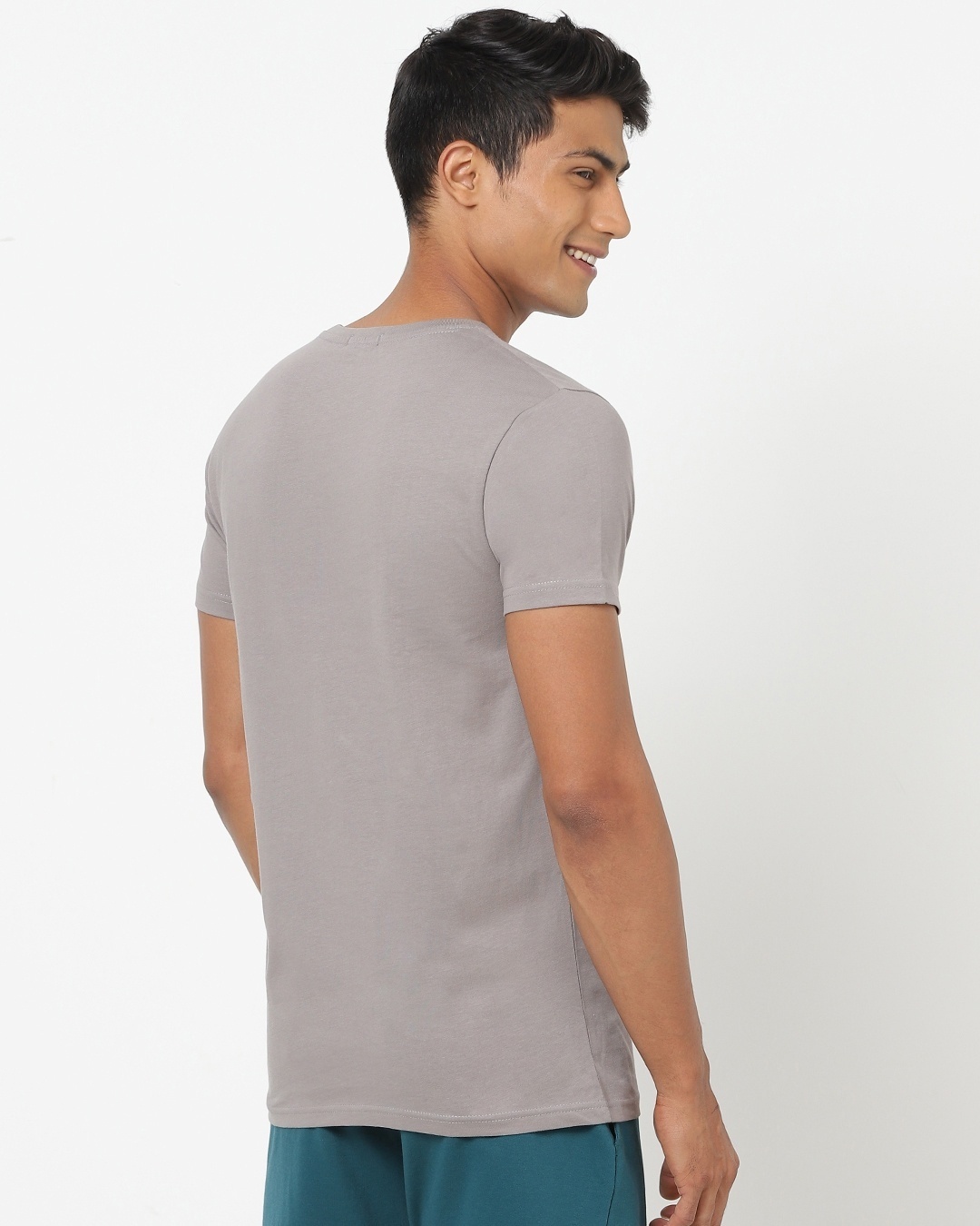 Shop Meteor Grey Half Sleeve T-Shirt-Design