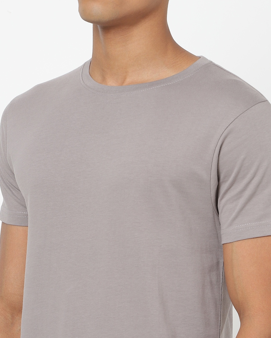 Shop Meteor Grey Half Sleeve T-Shirt