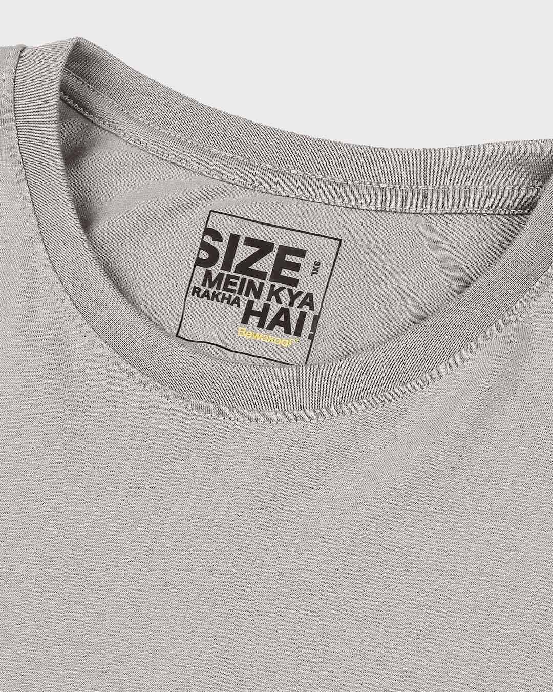 Shop Meteor Grey Plus Size Full Sleeve T-Shirt