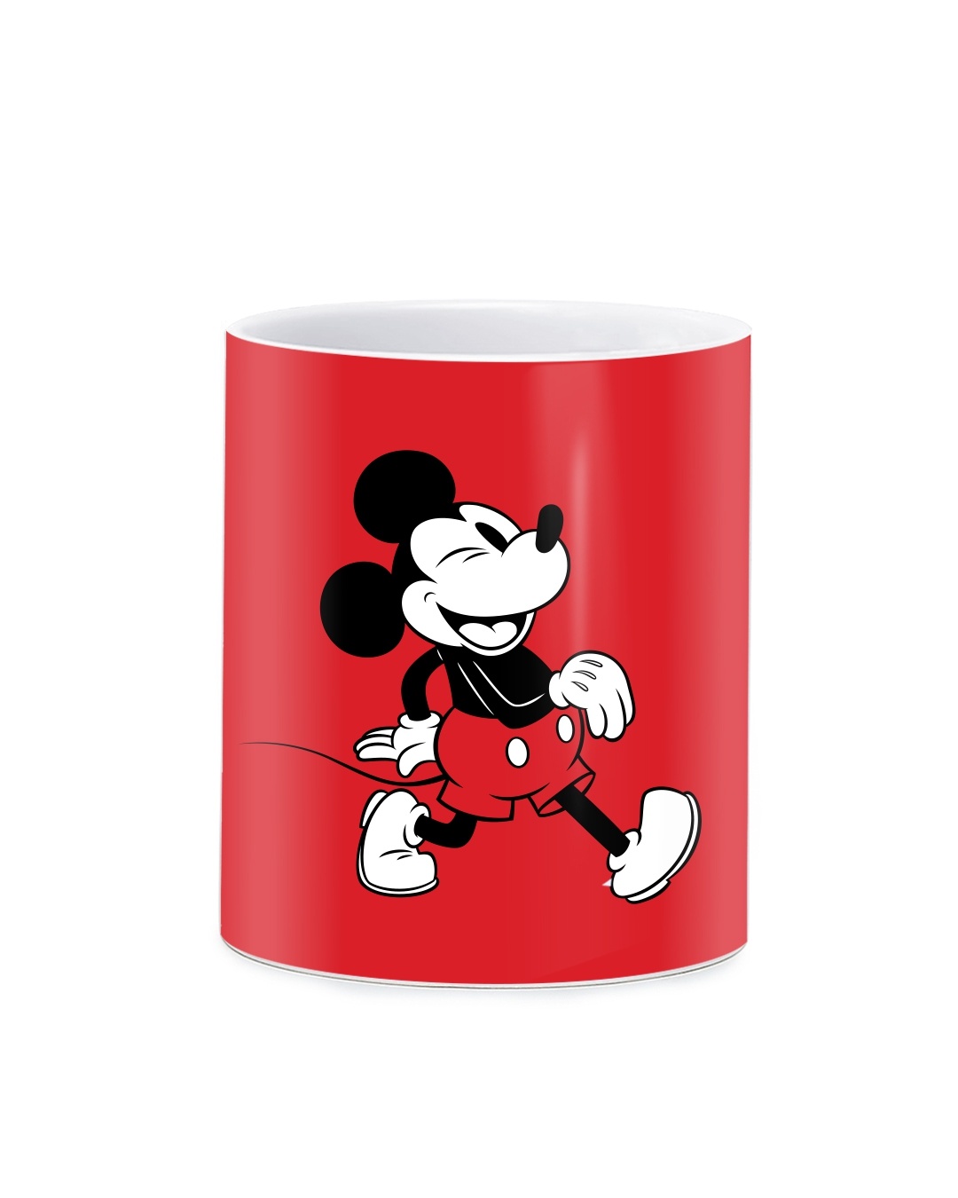 Shop Mickey Runny Ceramic Mug,  (320ml, Red, Single Piece)-Design