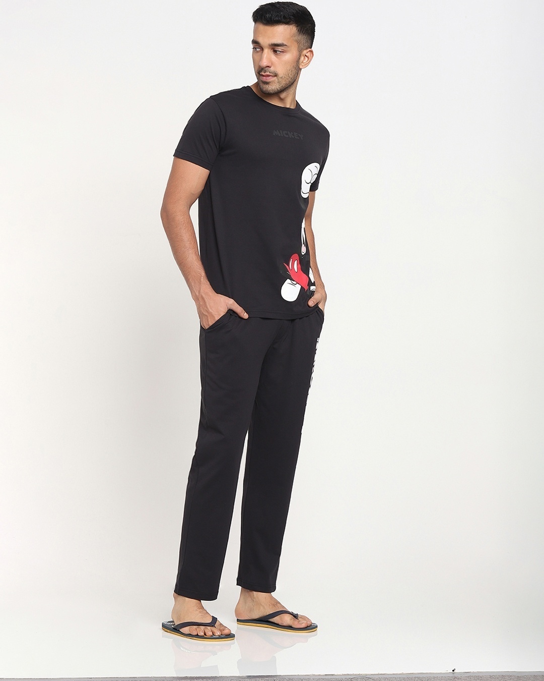 Shop Mickey T-shirt & Pyjama Set-Back