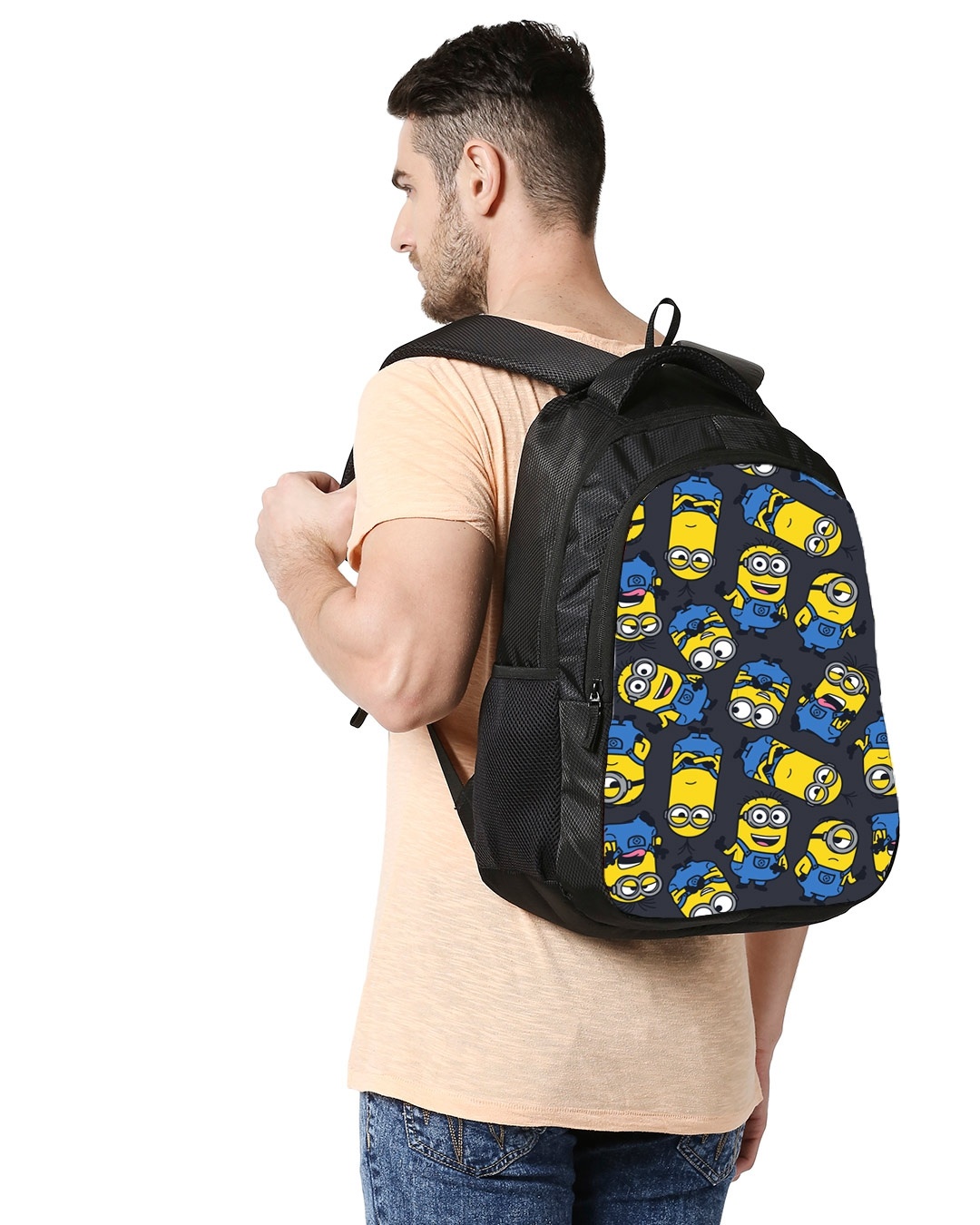 Shop Minion Smirk Printed 23 Litre Backpack