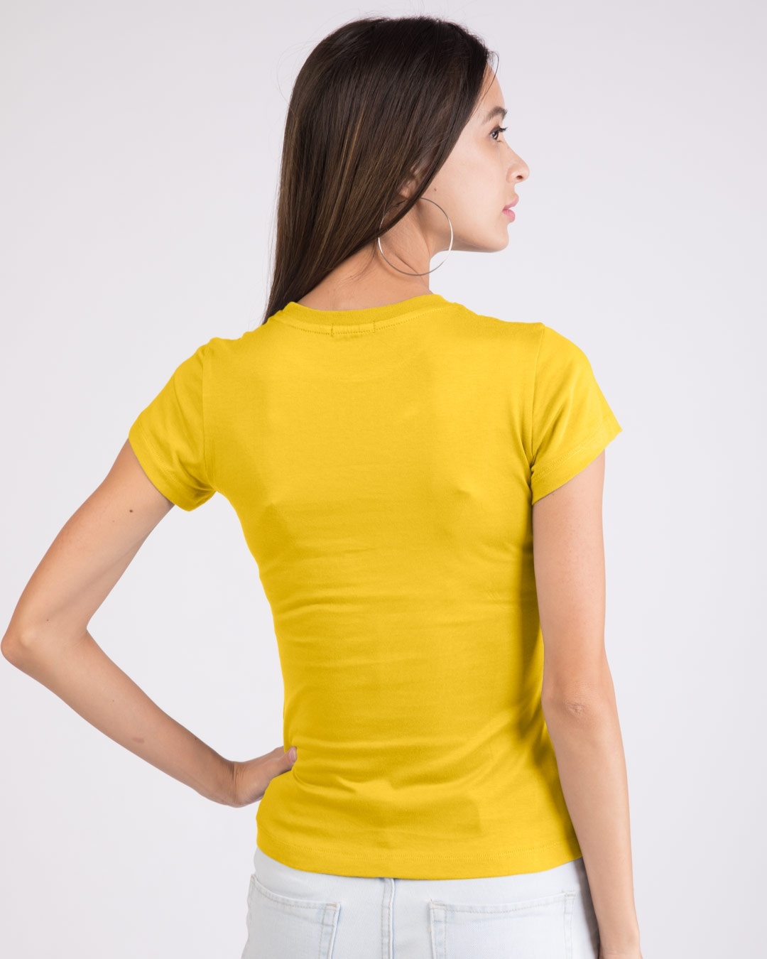 Shop Minnie Says Omg Half Sleeve T-Shirt (DL)-Back