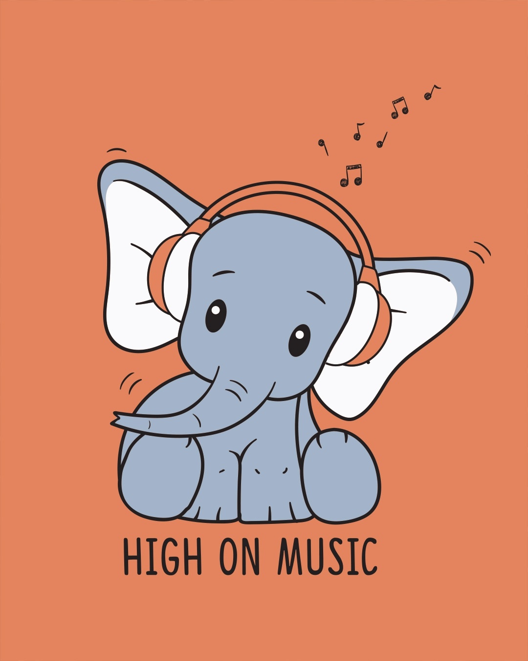 Shop Music Elephant Fleece Sweatshirt-Full