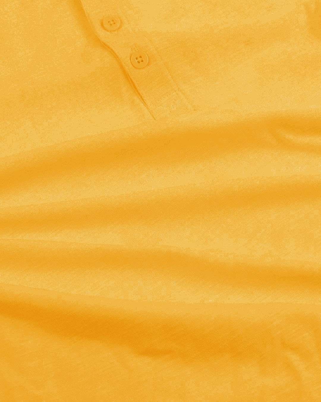 Shop Mustard Yellow Slub Henley T-Shirt