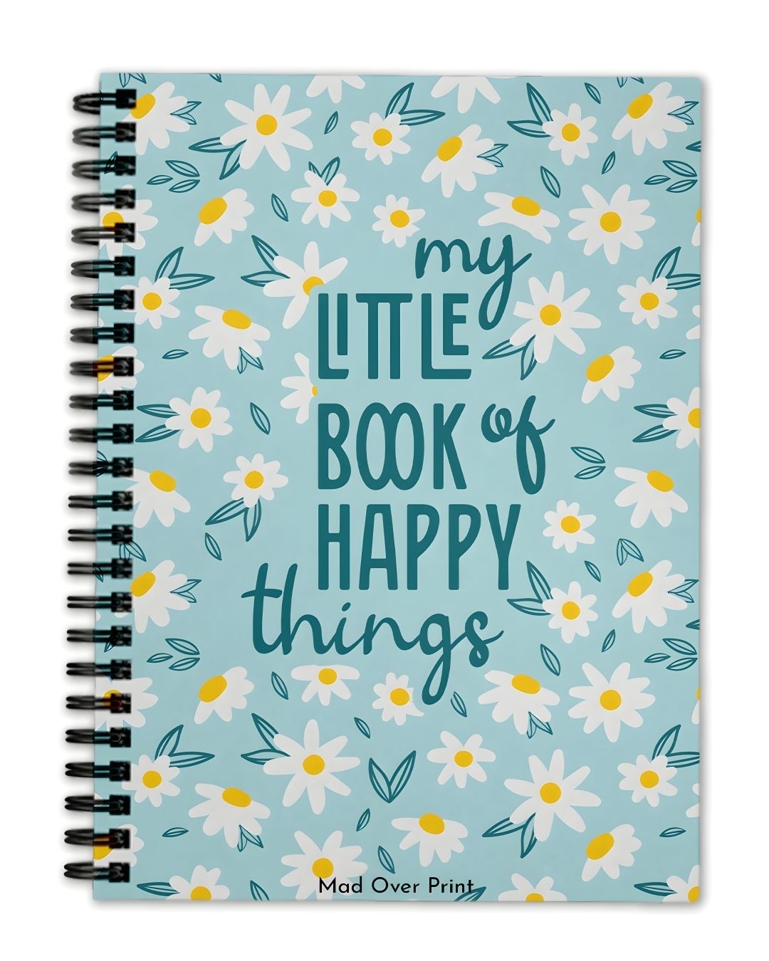 Shop My little Book of Happy Things Printed Notebook (A5 Size, 50 Pages, Spiral Bound)-Back