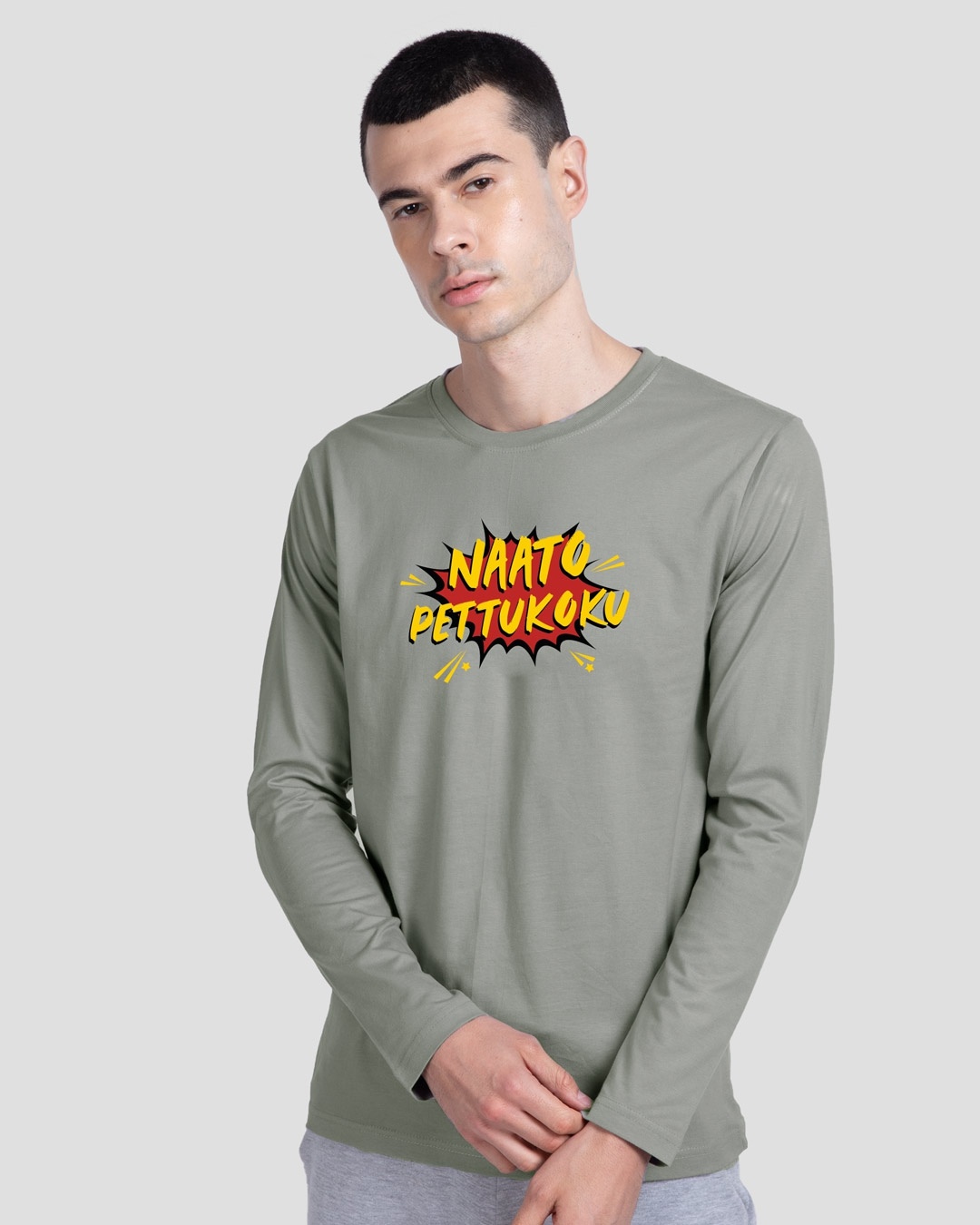 Shop Naato Pettukoku Full Sleeve T-Shirt-Front