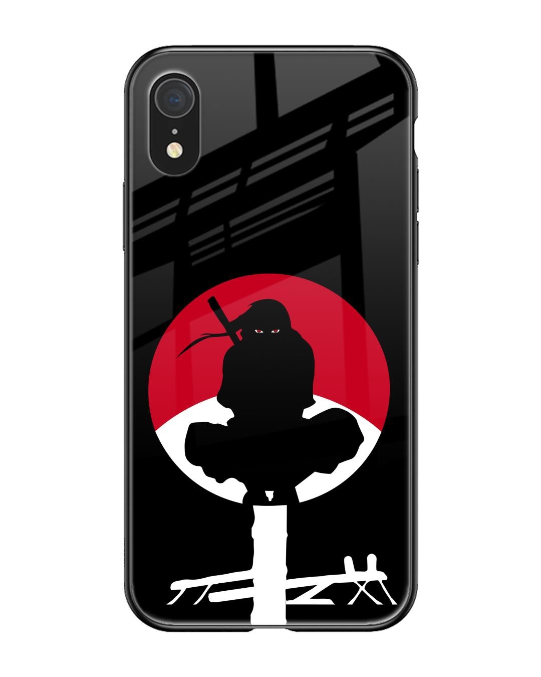 Shop Naruto Illustration Premium Glass Case for Apple iPhone XR (Shock Proof,Scratch Resistant)-Front