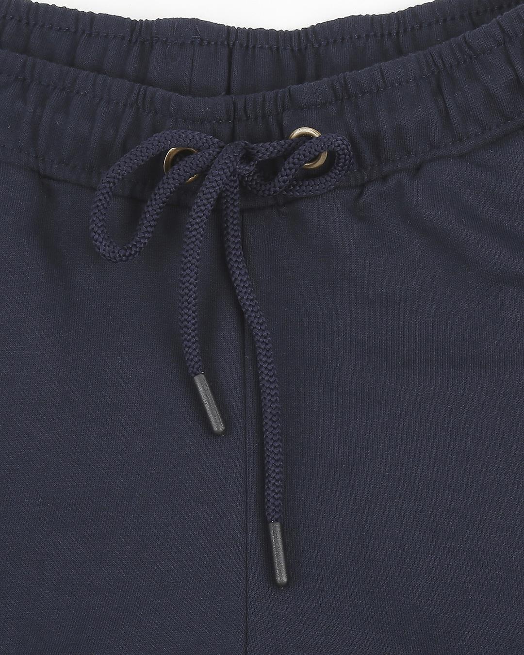 Shop Navy Blue Casual Jogger Pant