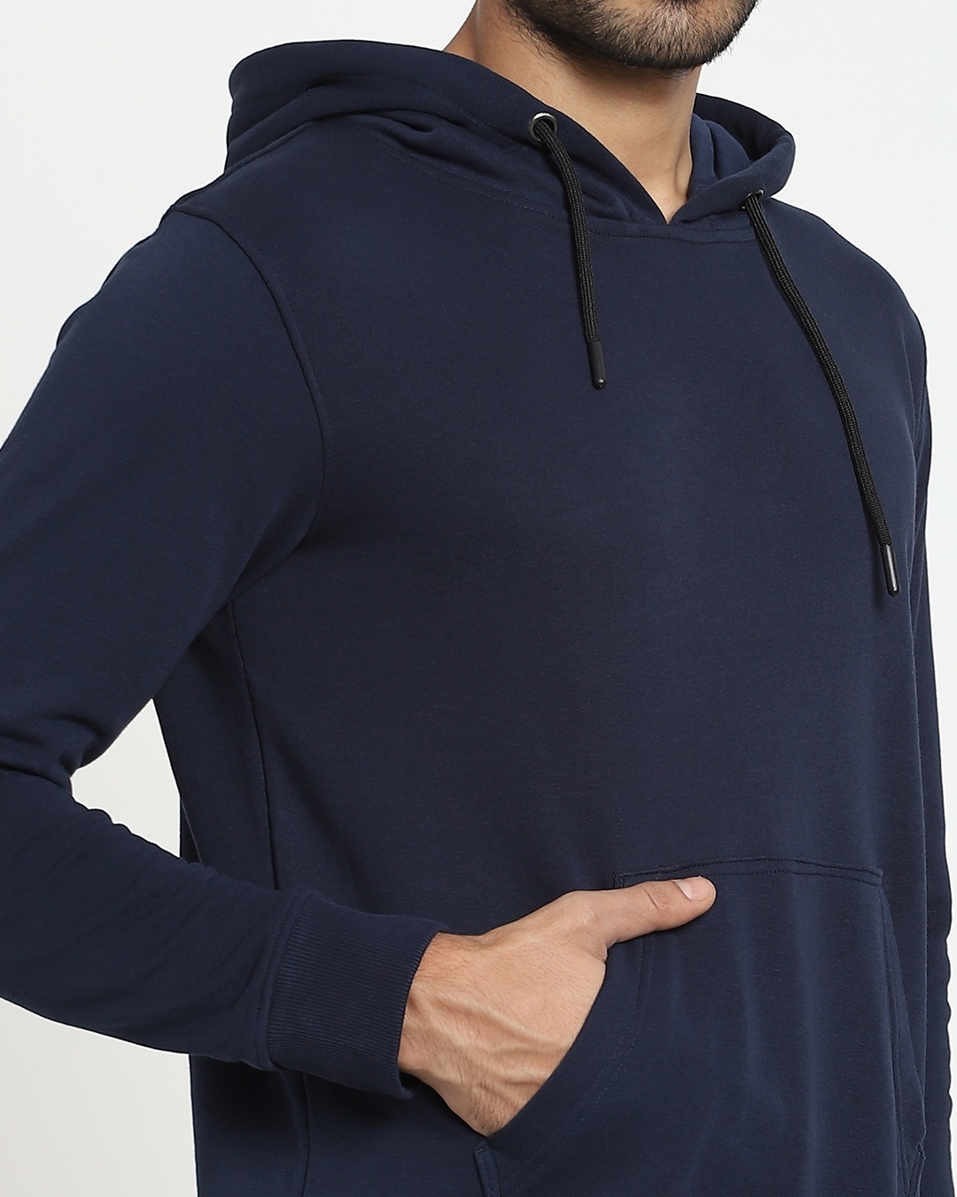 Shop Navy Blue Hoodie Sweatshirt