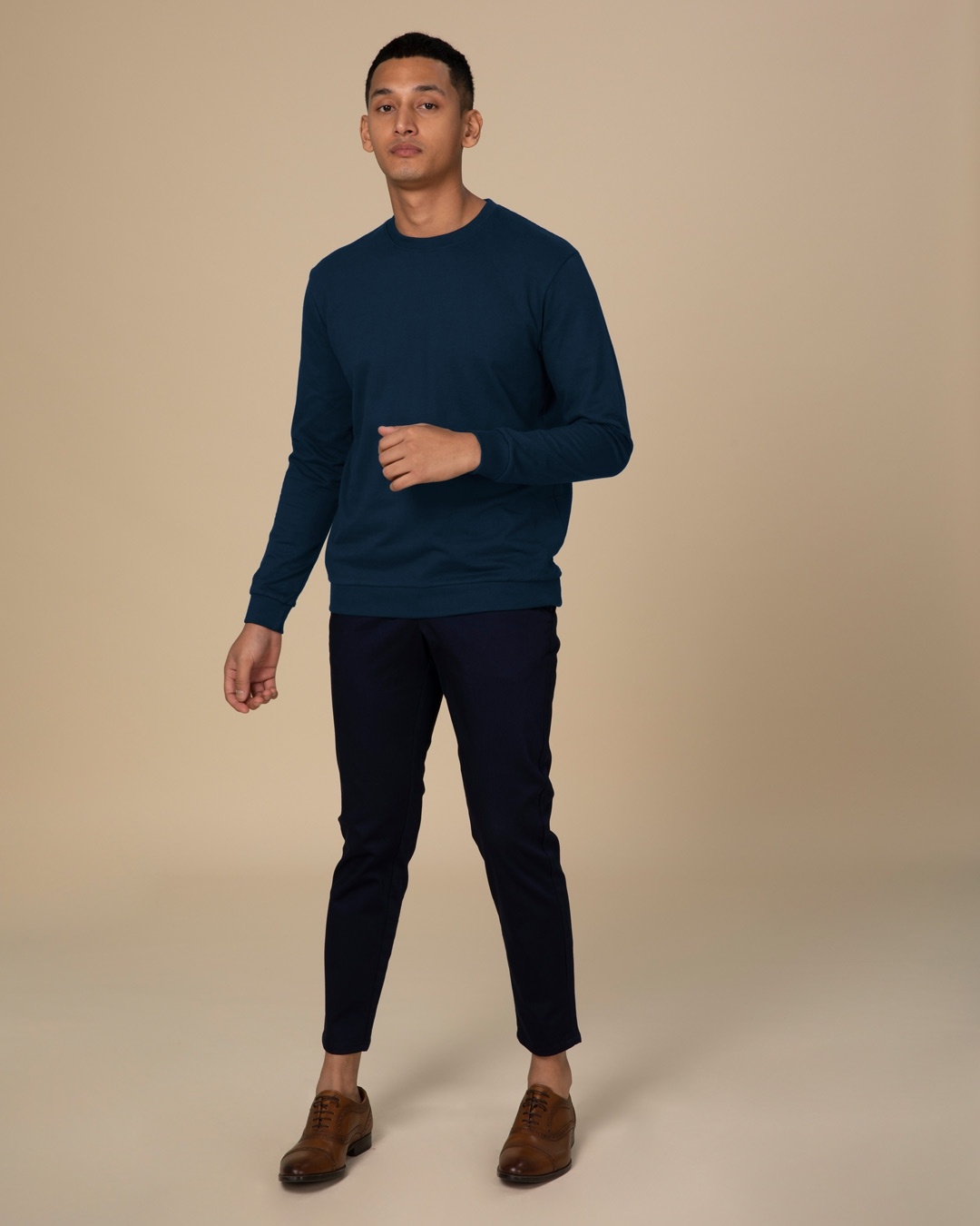 Buy Navy Blue Light Sweatshirt for Men blue Online at Bewakoof