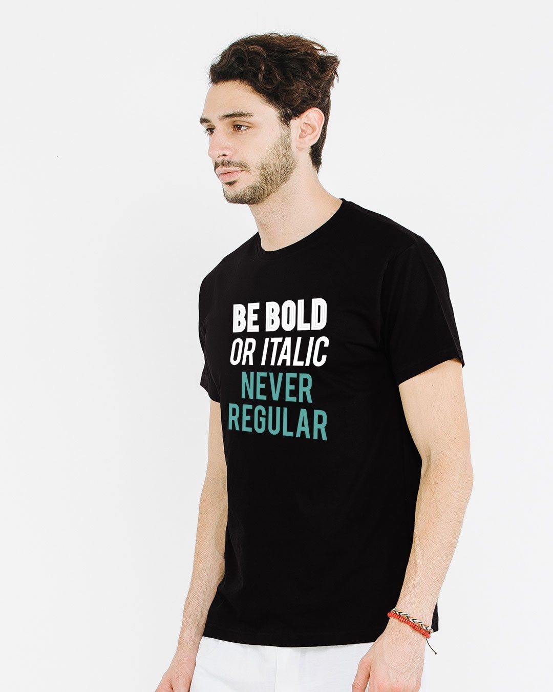 Shop Never Regular Half Sleeve T-Shirt-Design