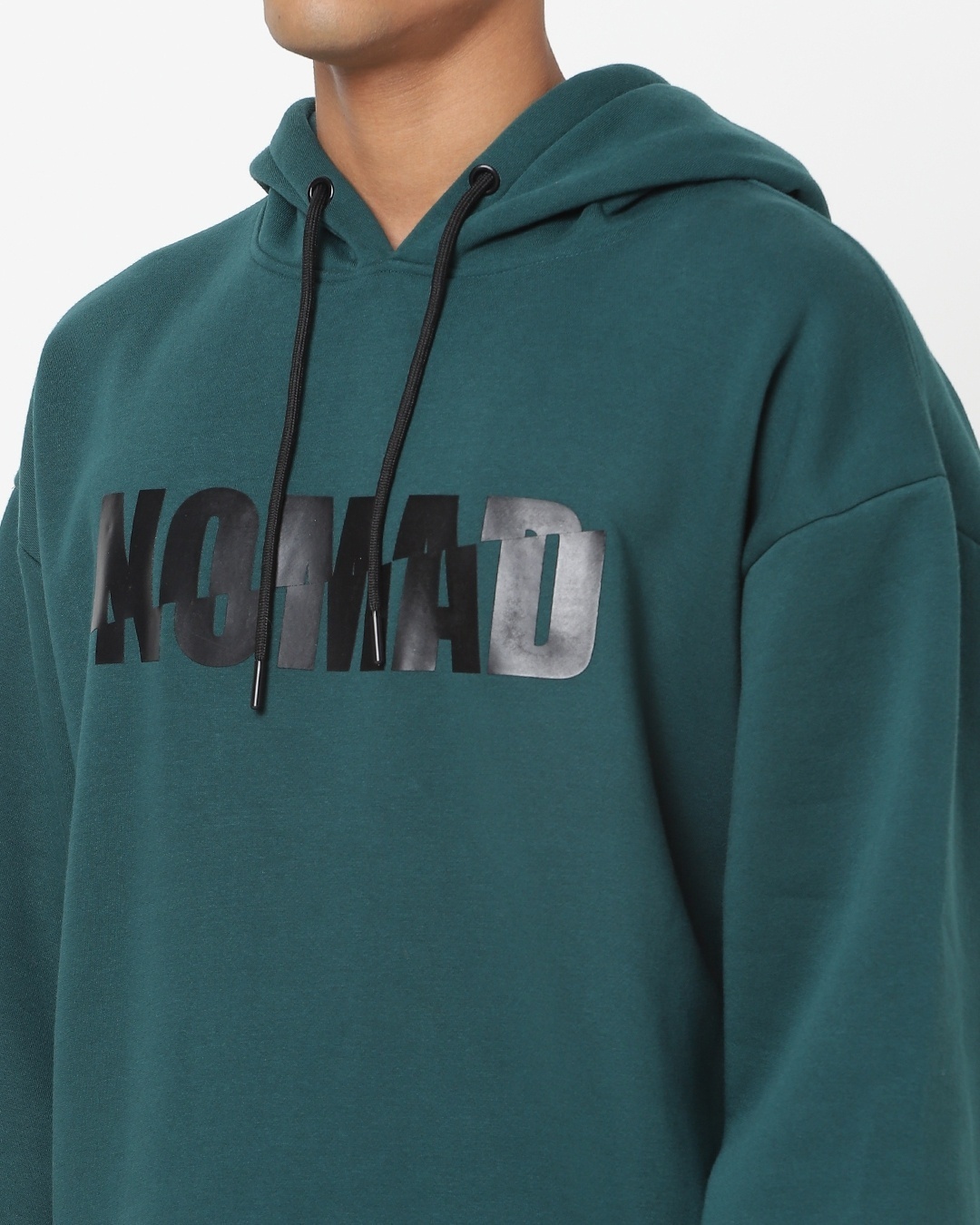 Shop Men's No Mad Layered Oversized Sweatshirt Hoodie