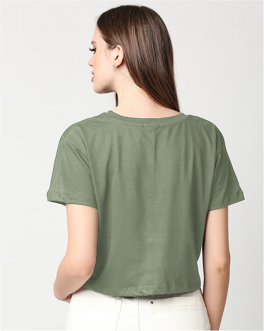 Shop Not Ordinary Women Printed Slim Fit Crop Top-Design