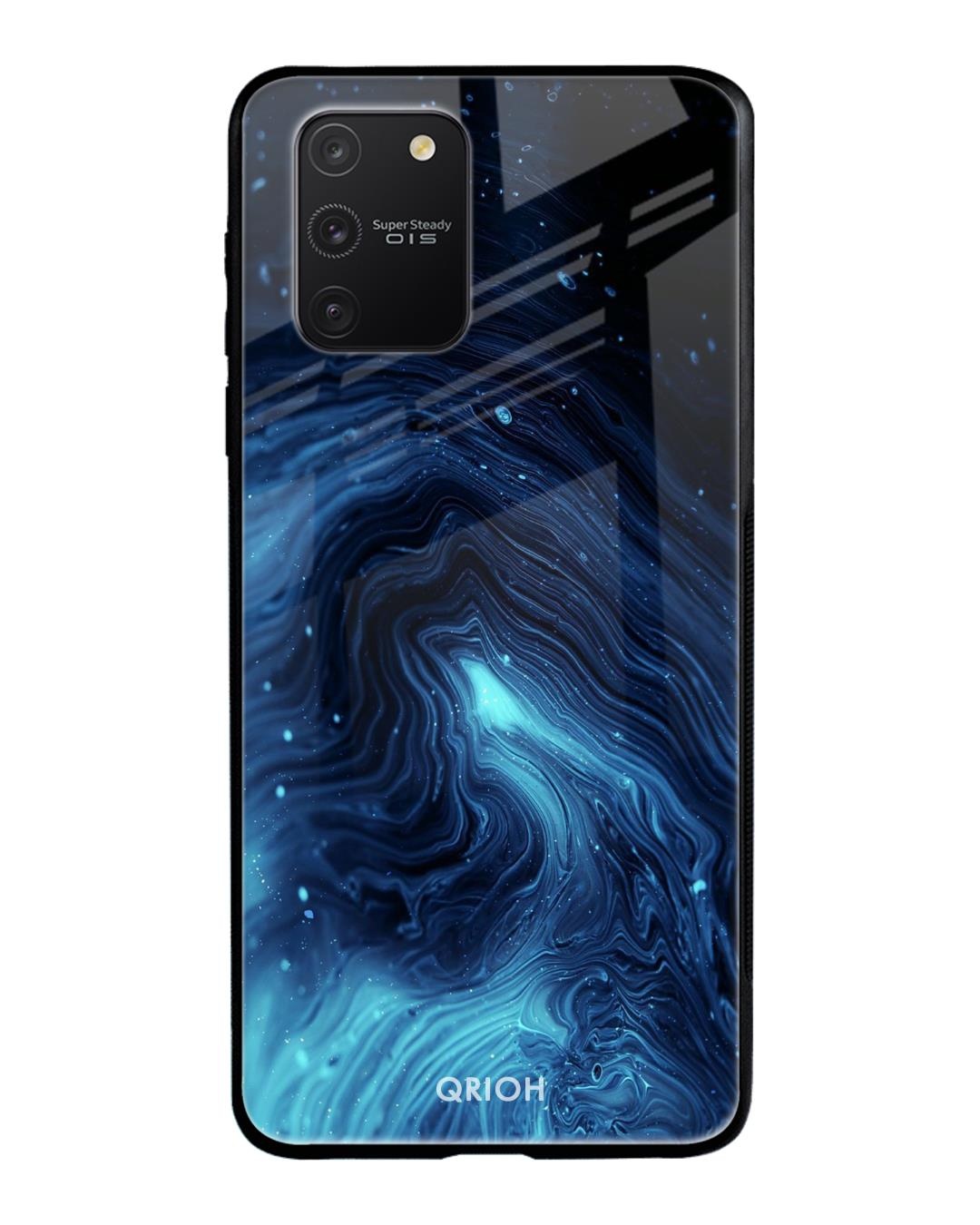 Shop Ocean Printed Premium Glass Cover For Samsung Galaxy S10 lite(Impact Resistant, Matte Finish)-Front