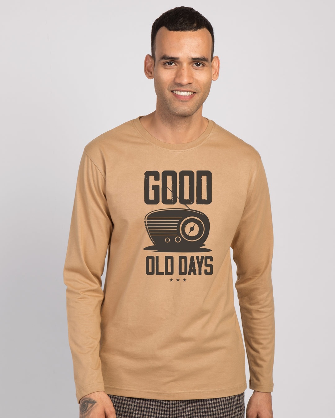 Shop Old Days Full Sleeve T-Shirt-Front