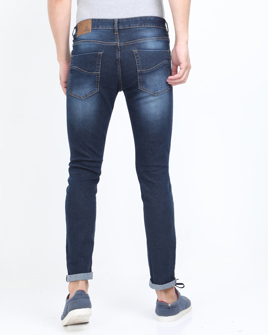 Buy Old Grey Indigo Slim Fit Jean for Men Blue Online at Bewakoof