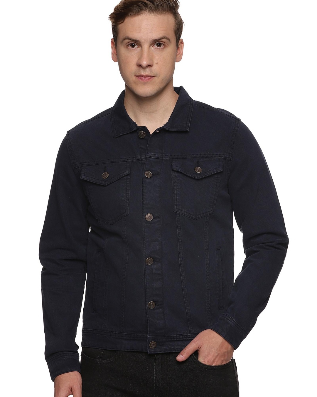 Buy Men's Stylish Full Sleeve Denim Jacket Online at Bewakoof