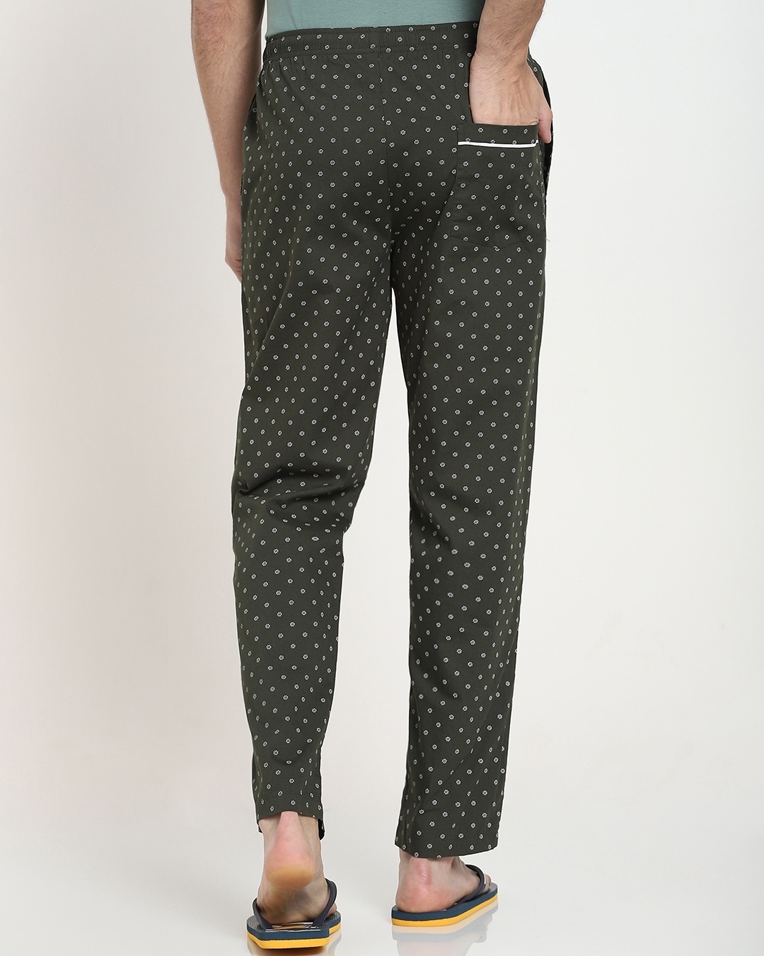 Shop Olive AOP Geometric Print A Pyjama-Design