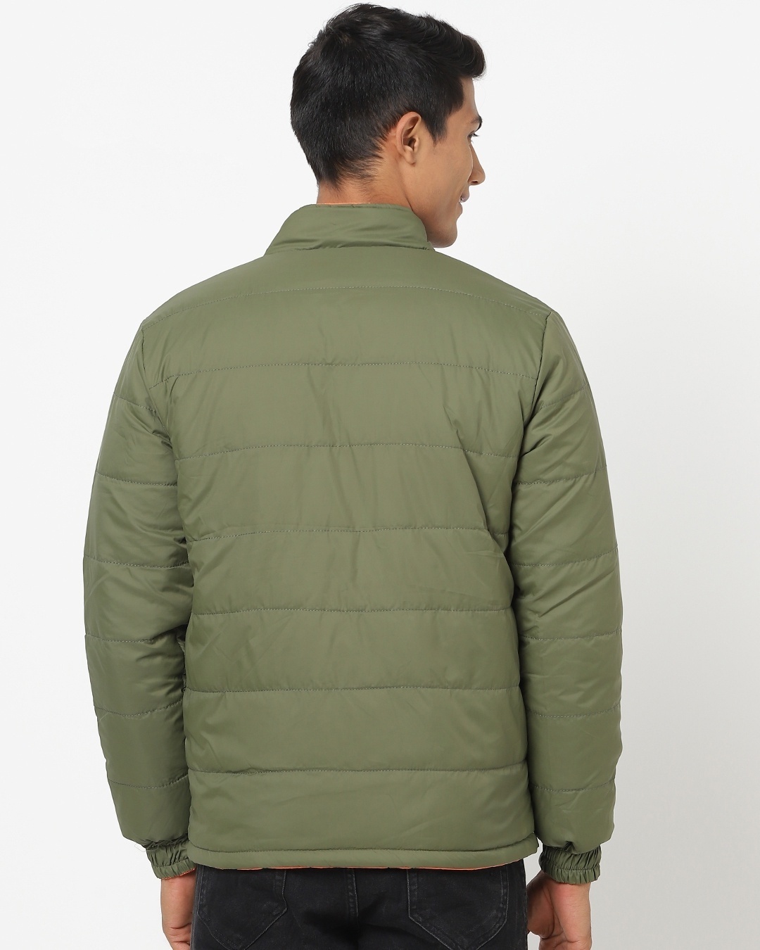 Shop Olive Reversible Puffer Jacket-Design