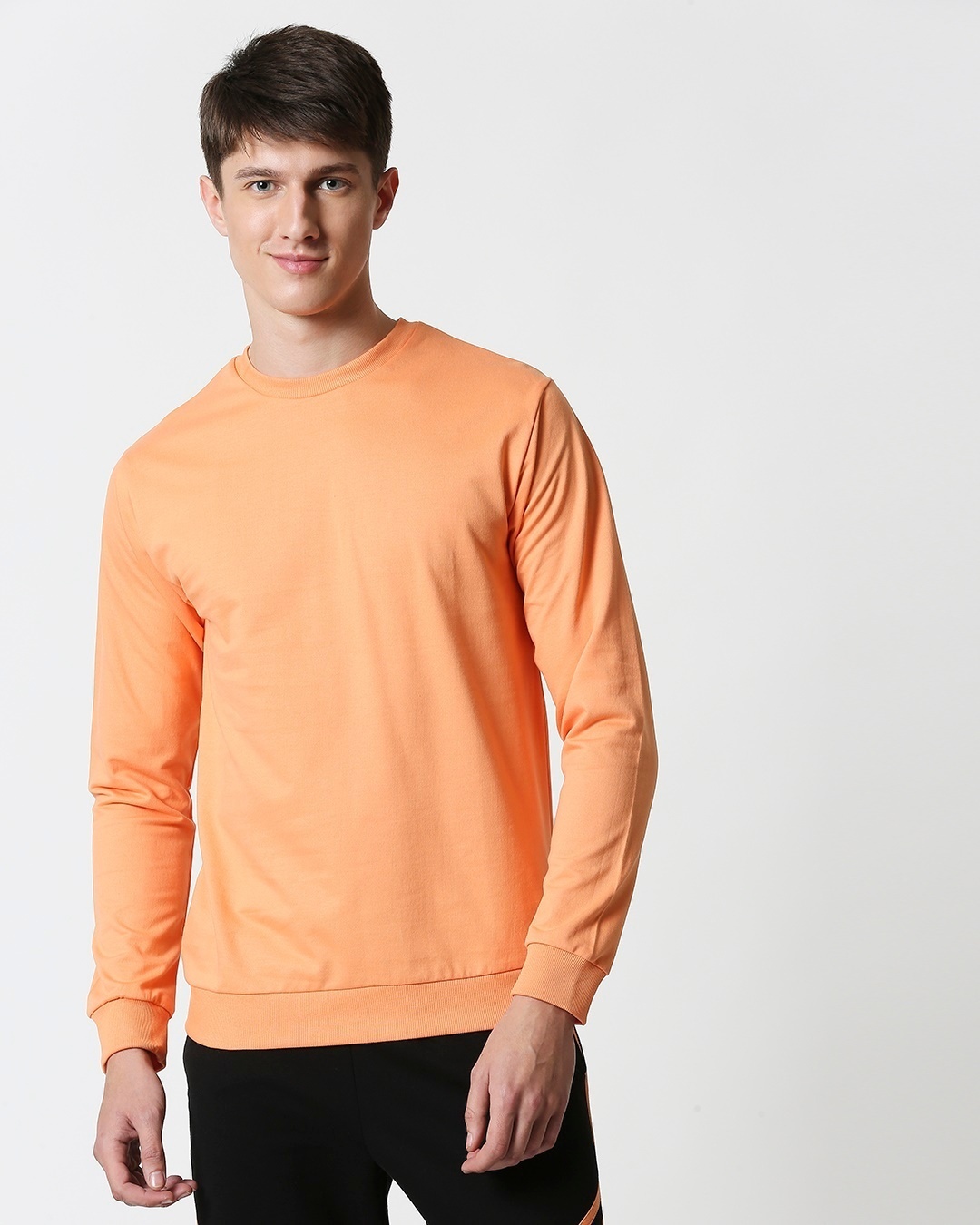 Shop Orange Rush Fleece Sweatshirt-Design