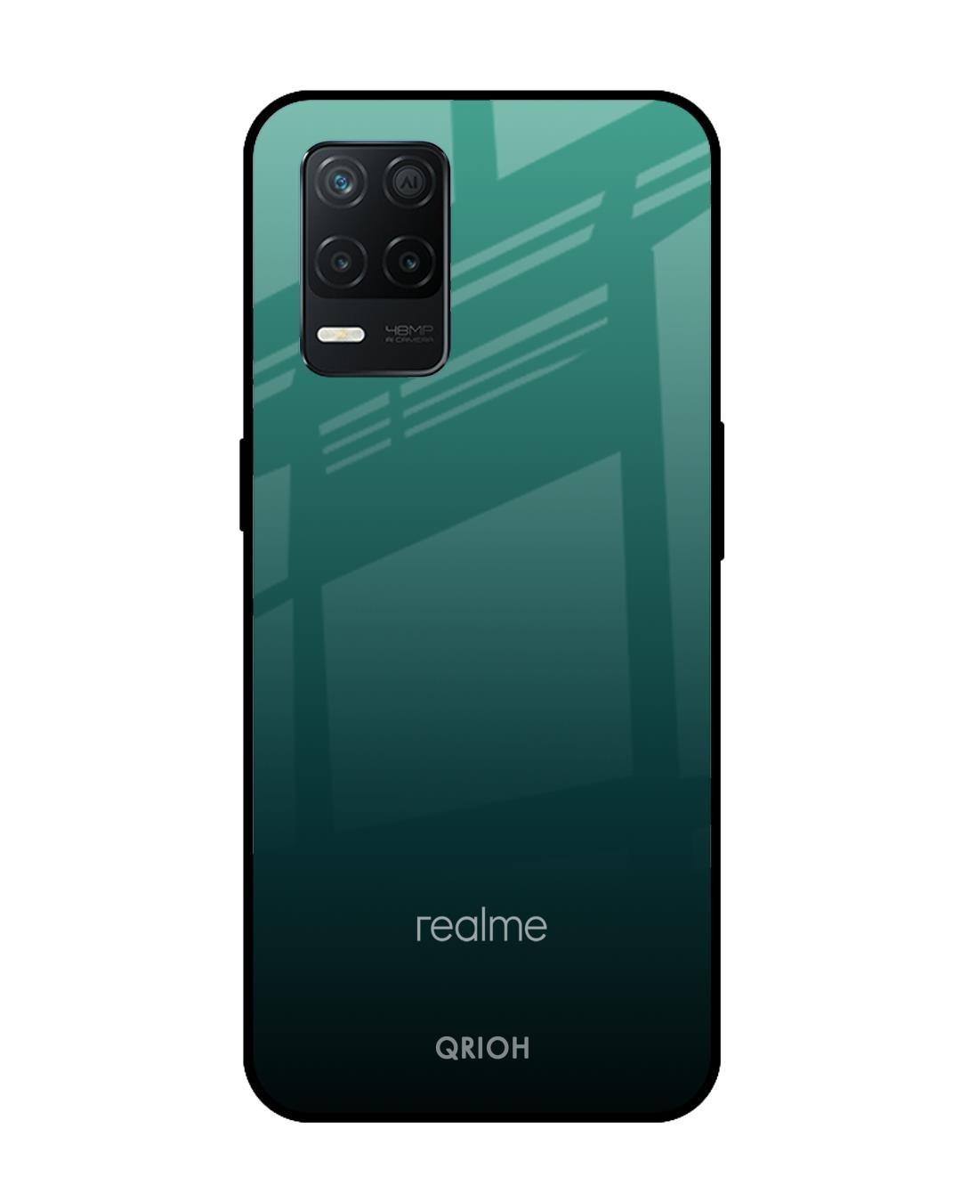 Shop Palm Green Designer Hard Cover for Realme 8 5G-Front