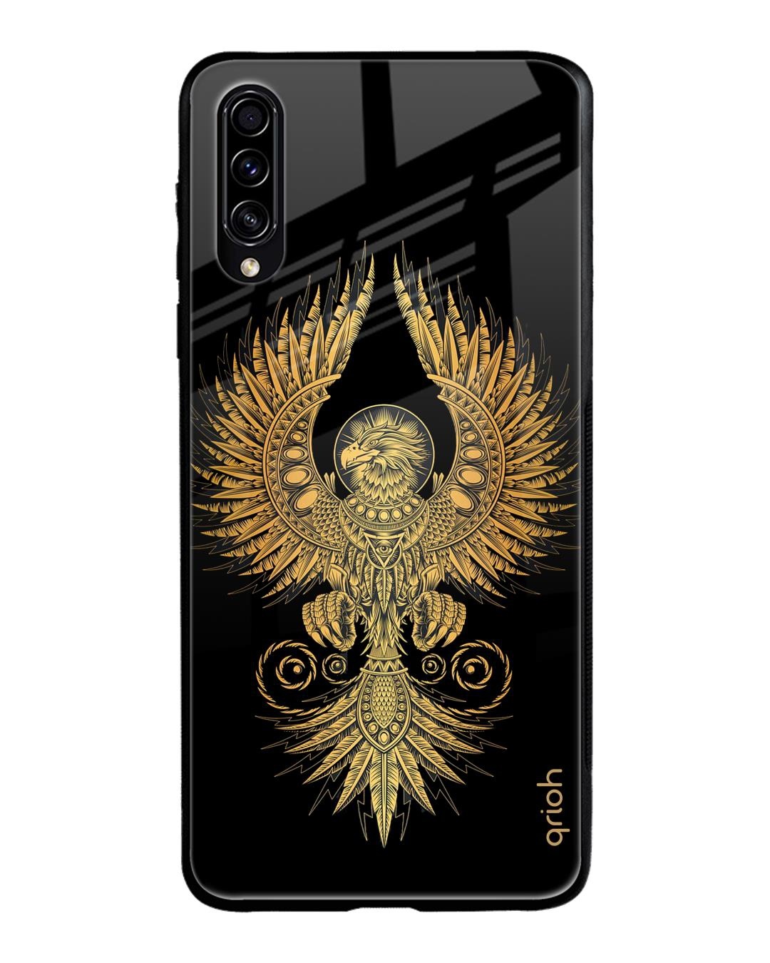 Shop Phoenix Art Printed Premium Glass Cover For Samsung Galaxy A30s(Impact Resistant, Matte Finish)-Front