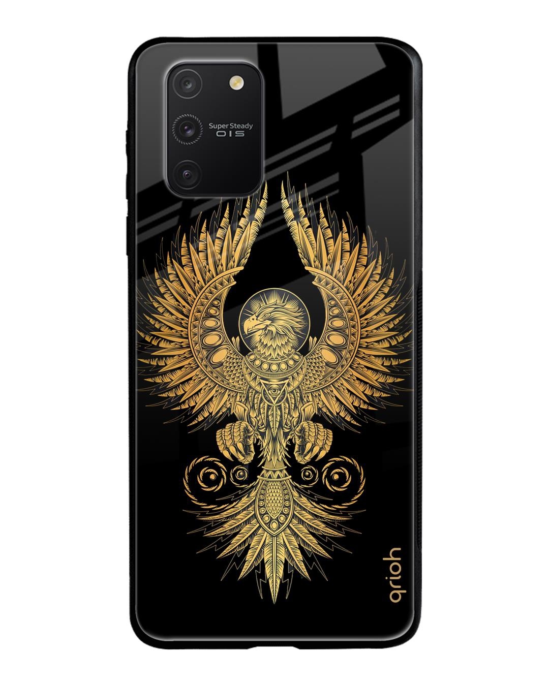 Shop Phoenix Art Printed Premium Glass Cover For Samsung Galaxy S10 lite(Impact Resistant, Matte Finish)-Back