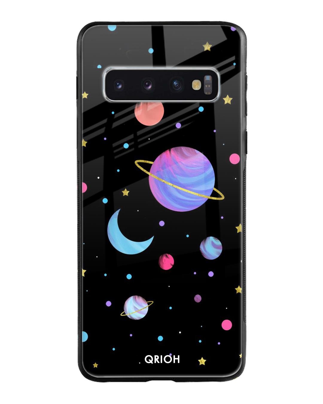 Shop Planet Play Printed Premium Glass Cover For Samsung Galaxy S10 Plus(Impact Resistant, Matte Finish)-Back