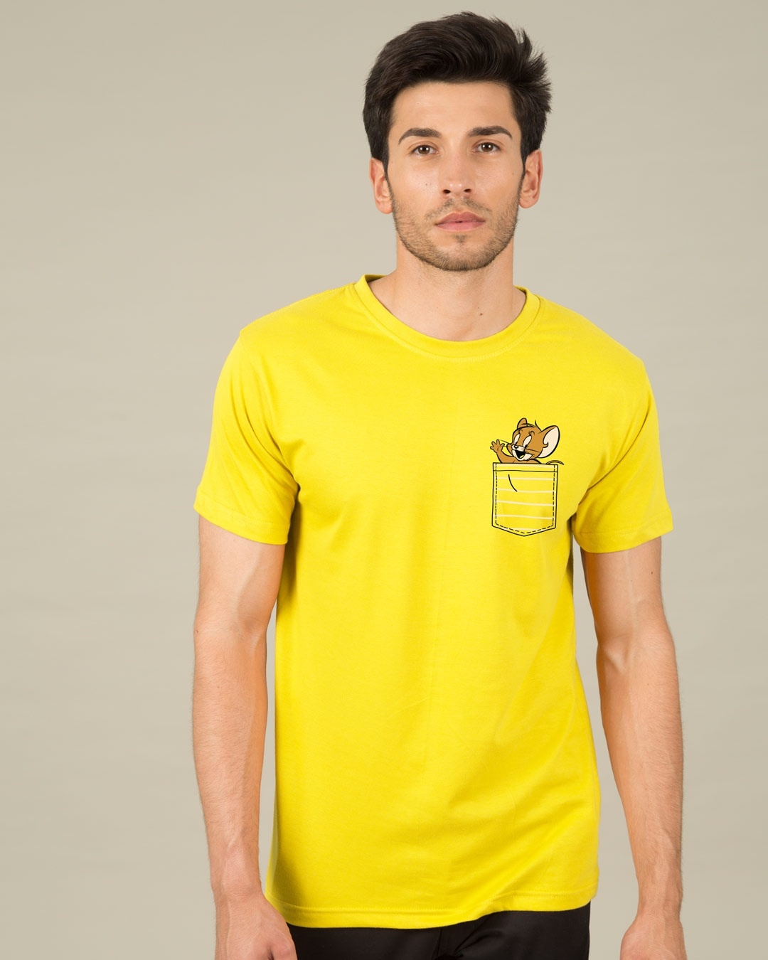 Shop Pocket Jerry Half Sleeve T-Shirt (TJL)-Back