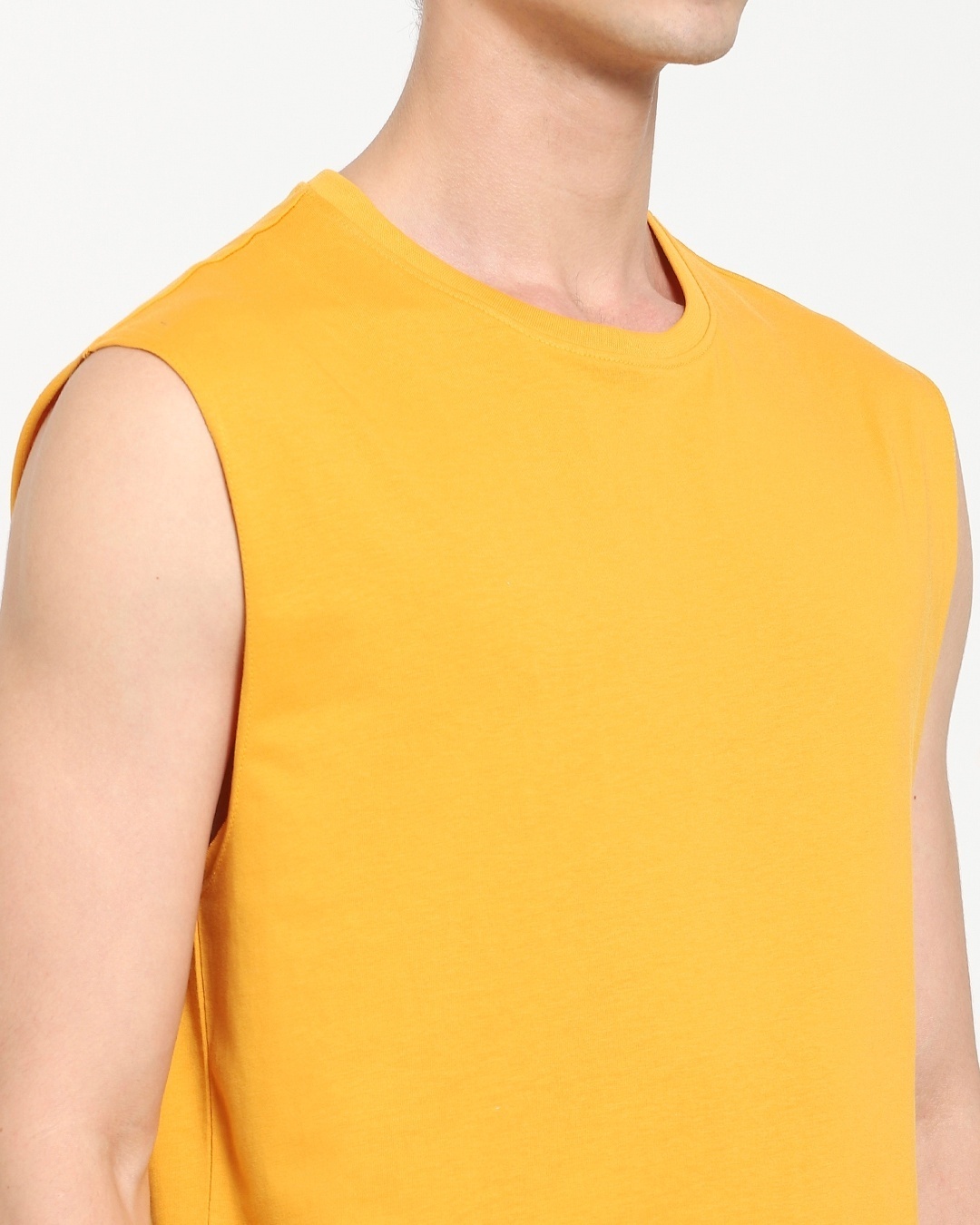 Shop Men's Popcorn Yellow Oversized Vest