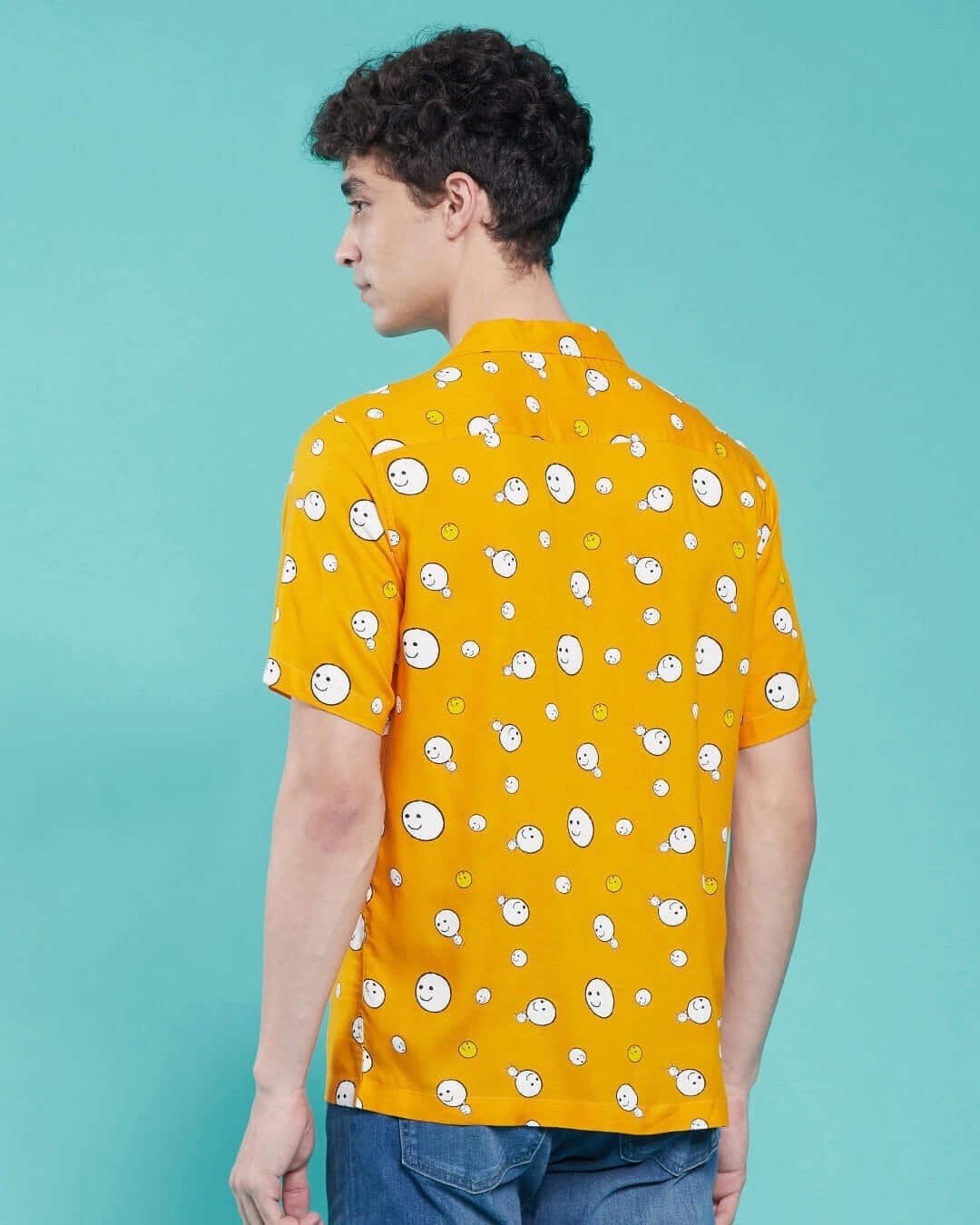 Shop Popcorn Yellow Shirt For Men's-Full