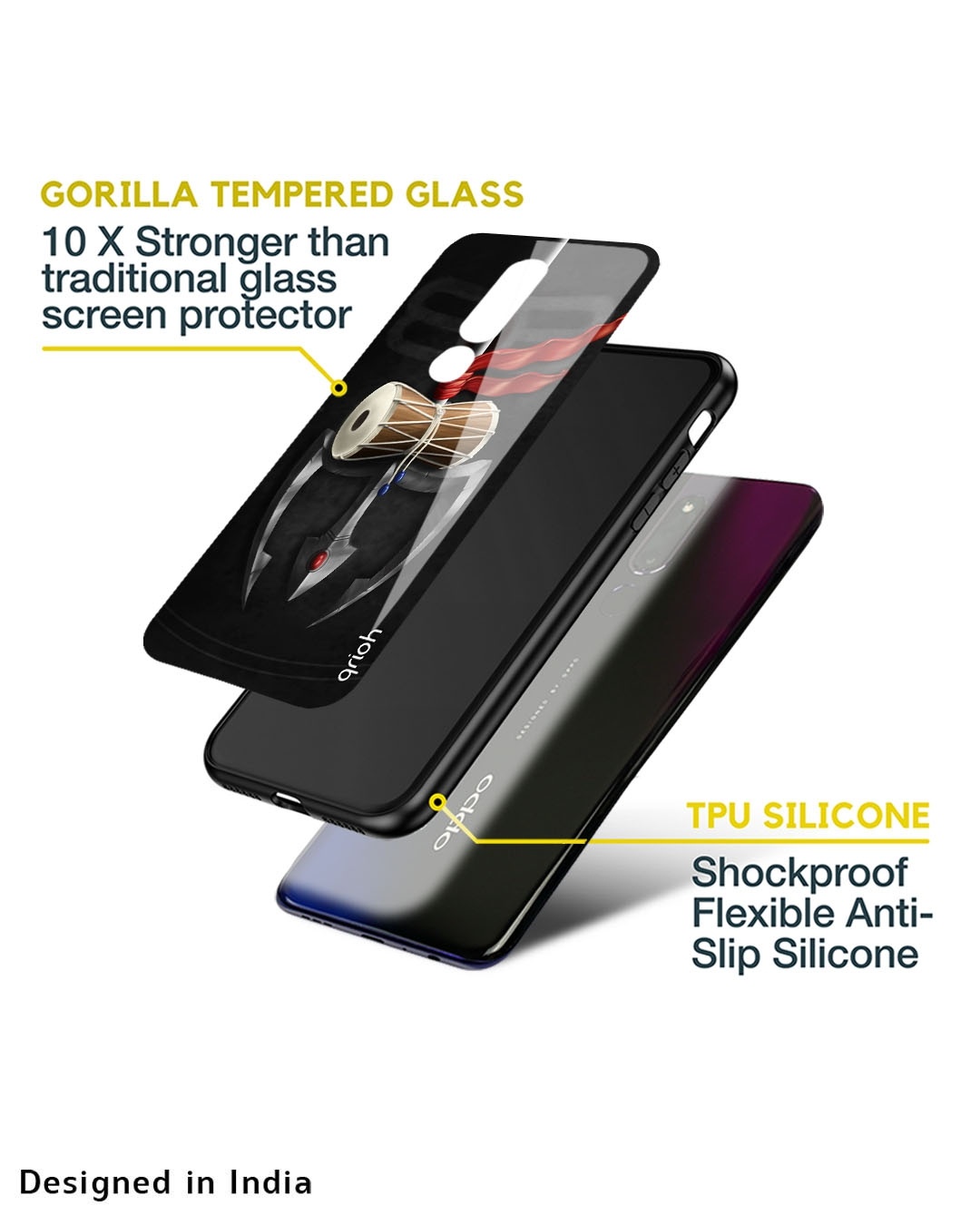 Buy Power Of Lord Printed Premium Glass Case For Oppo F21s Pro 5G ...