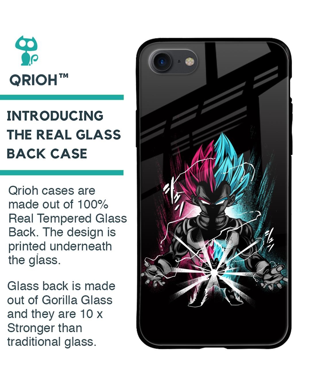 Shop Prince Attack Premium Glass Case for Apple iPhone SE 2020 (Shock Proof,Scratch Resistant)-Back