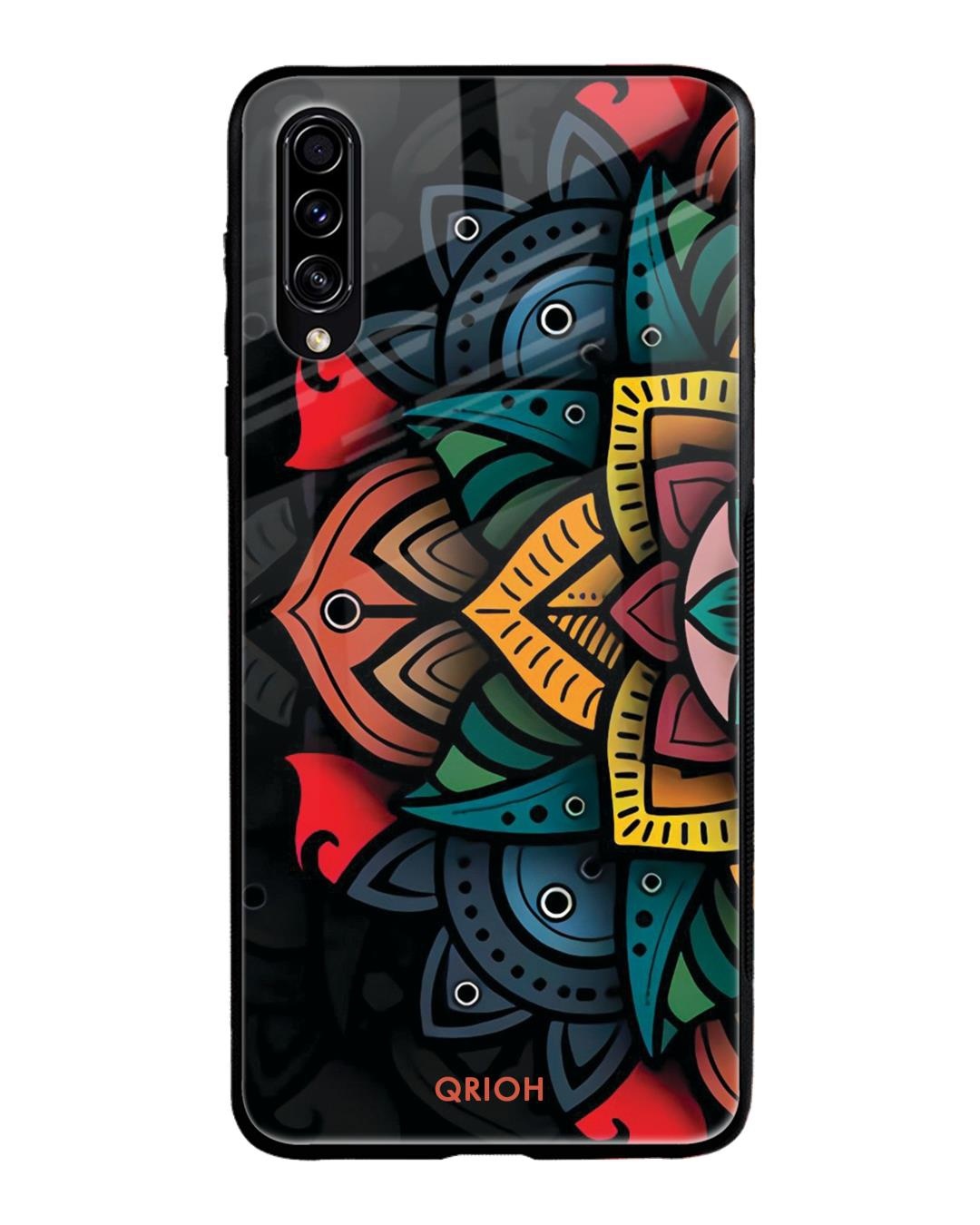 Shop Printed Premium Glass Cover For Samsung Galaxy A30s(Impact Resistant, Matte Finish)-Front