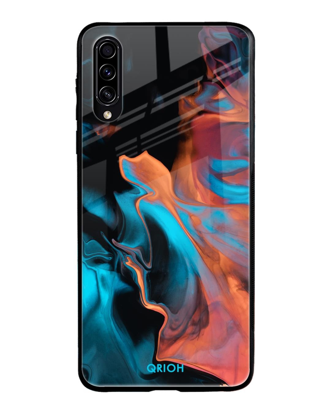 Shop Printed Premium Glass Cover For Samsung Galaxy A50s(Impact Resistant, Matte Finish)-Front