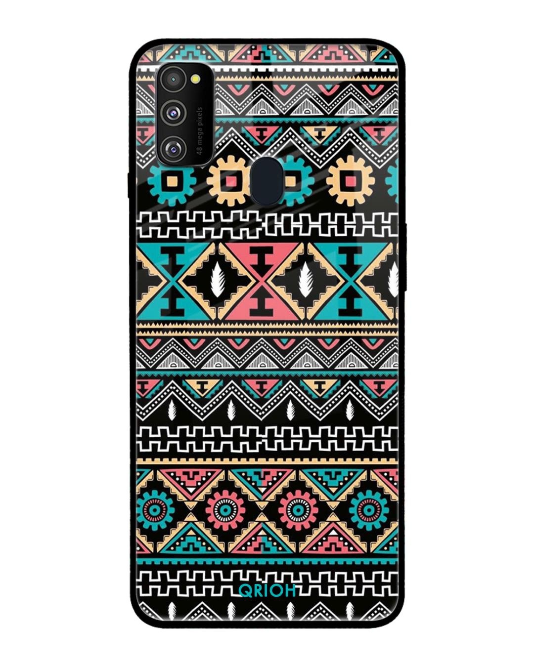 Shop Printed Premium Glass Cover For Samsung Galaxy M30s(Impact Resistant, Matte Finish)-Front