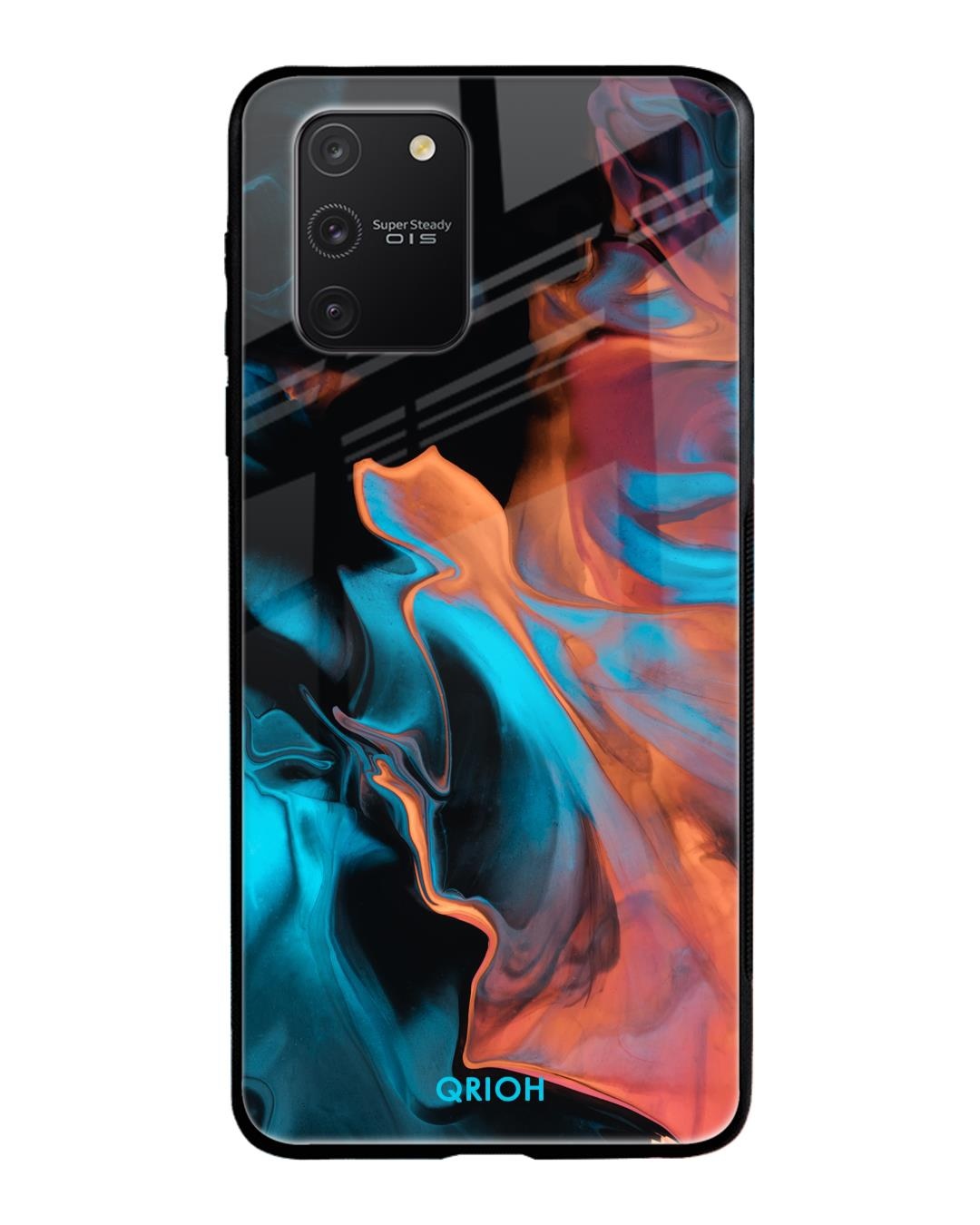 Shop Printed Premium Glass Cover For Samsung Galaxy S10 lite(Impact Resistant, Matte Finish)-Front