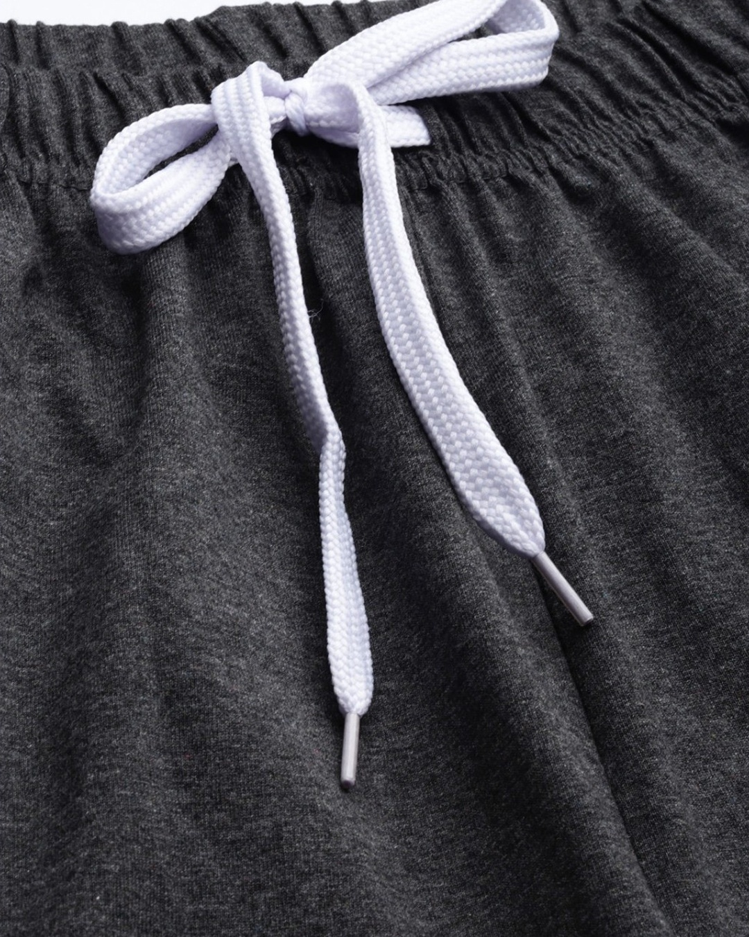 Shop Grey Solid Shorts-Full