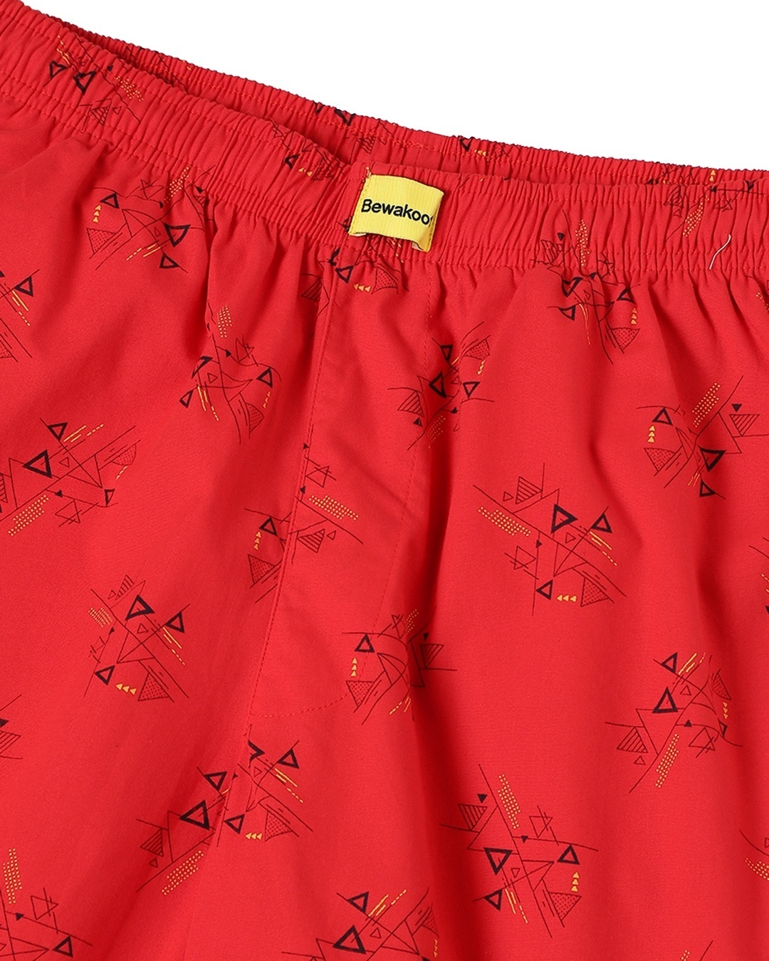 Shop Red AOP Geometric Print F Pyjama